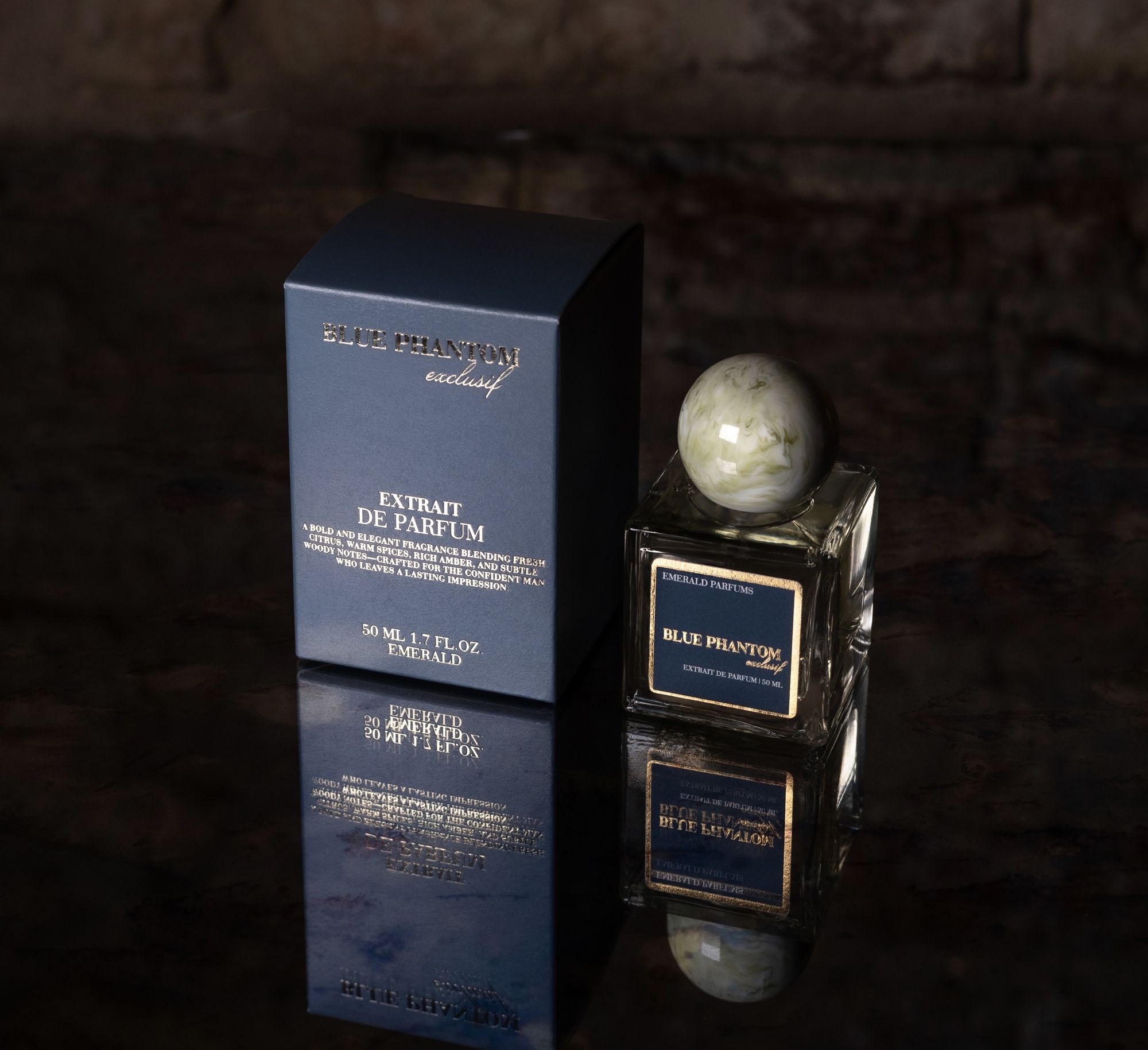 EMERALD nišiniai kvepalai Blue Phantom extrait de parfum (VYRAMS) 50ml, Limited edition