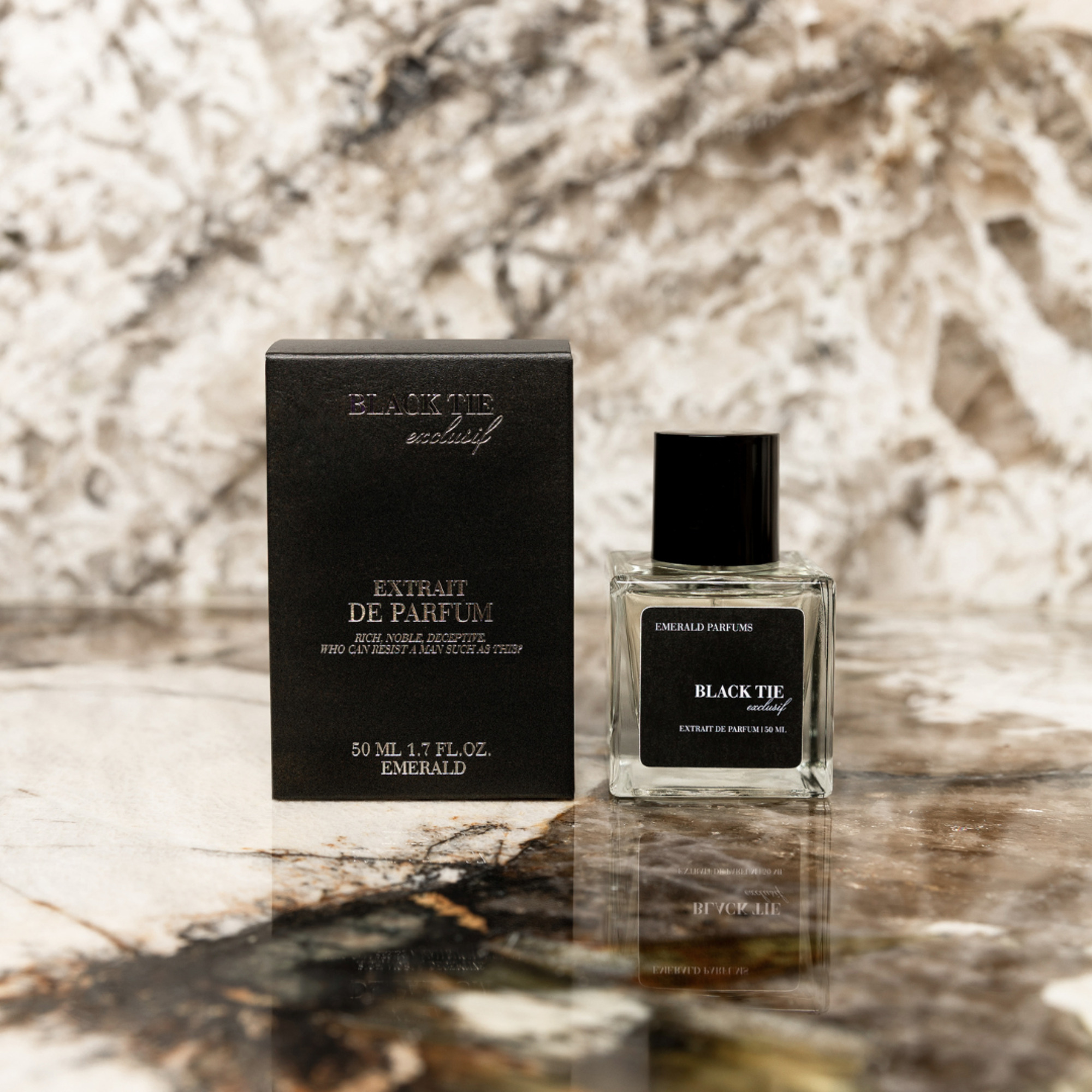 EMERALD Black Tie extrait de parfum, 50ML (PRO MUŽE)